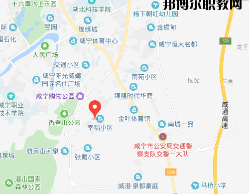 咸寧電子科技學校地址在哪里