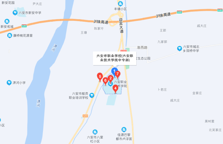 六安市職業(yè)學(xué)校(中專部)地址在哪里