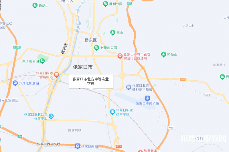 張家口市北方中等專業(yè)學(xué)校地址，乘車路線