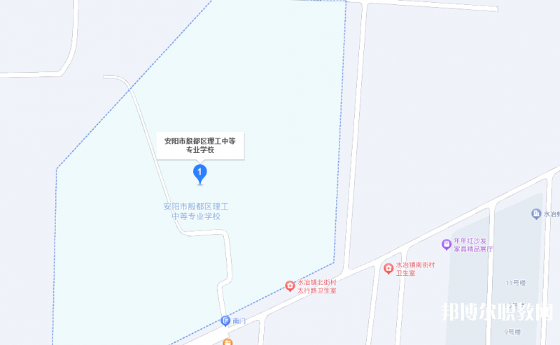 安陽市殷都區(qū)理工中等專業(yè)學(xué)校地址，乘車路線