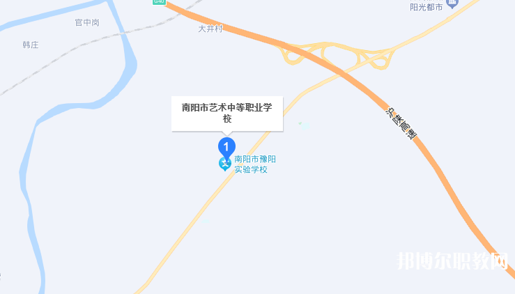 南陽市藝術(shù)中等職業(yè)學校地址，乘車路線