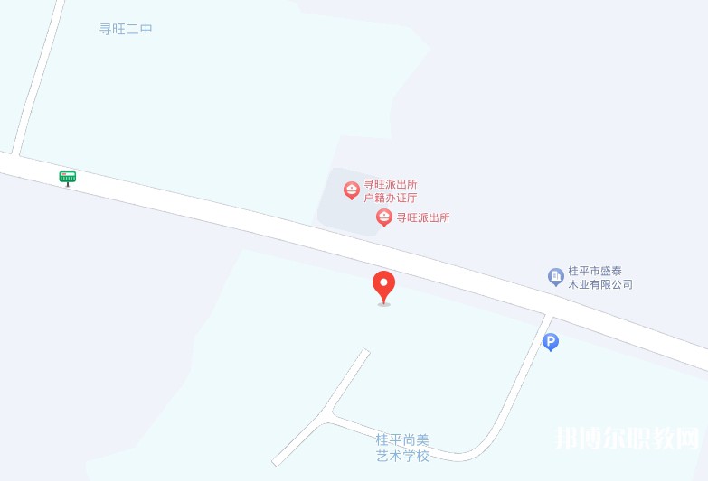 桂平尚美藝術(shù)學(xué)校地址，乘車路線