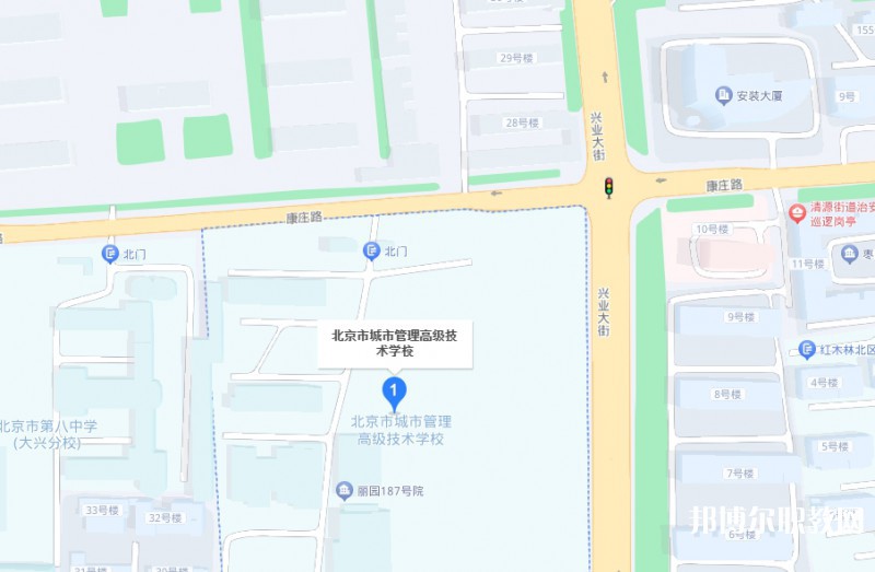 北京市城市管理高級技術(shù)學(xué)校地址，乘車路線