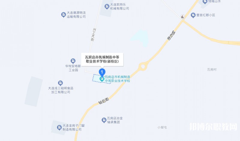 瓦房店市機(jī)械制造中等職業(yè)技術(shù)學(xué)校地址，乘車路線