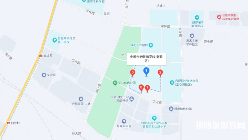 合肥技師學(xué)院地址，乘車路線